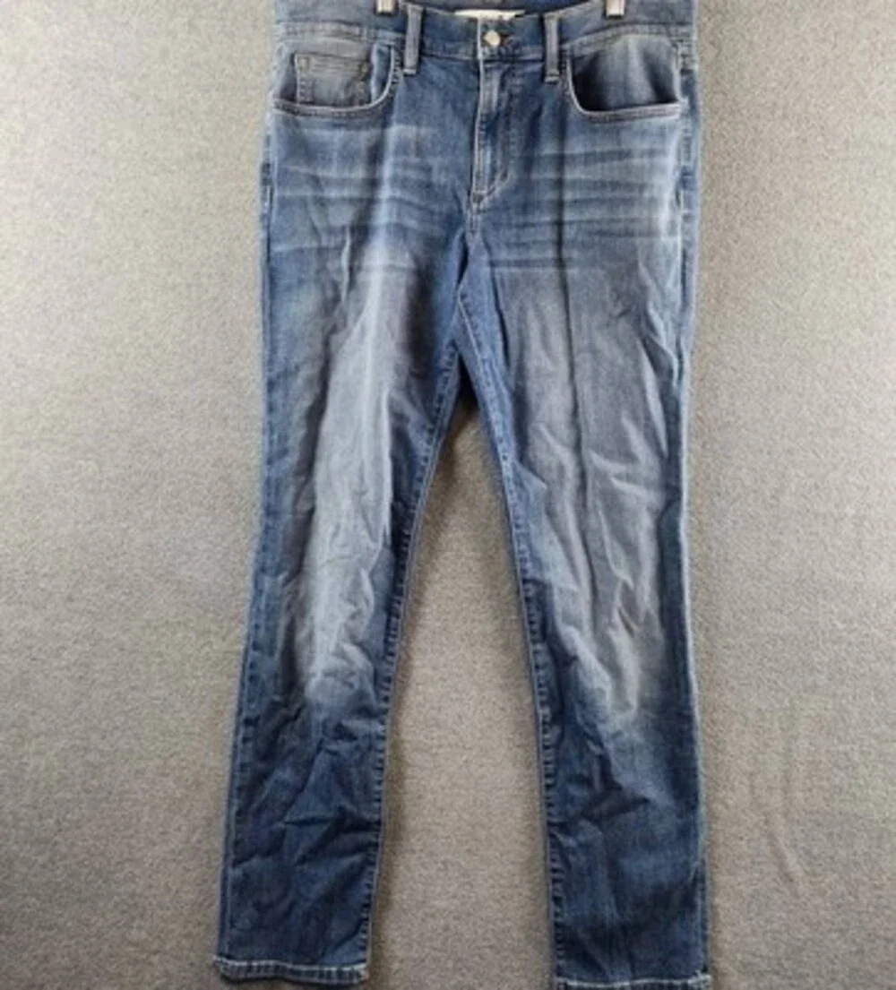 Joe's Jeans The Classic Straight Leg Jeans Men's 34 Gard Blue Denim Button Zip